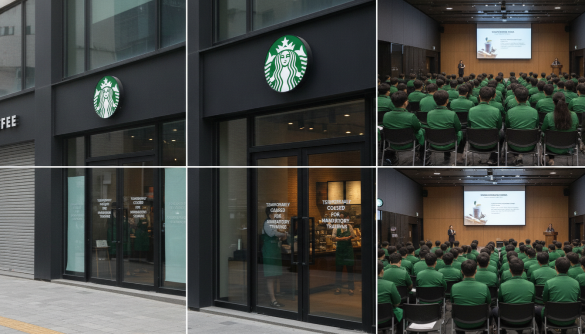 Starbucks South Korea closes over 2,000 stores for mandatory staff training