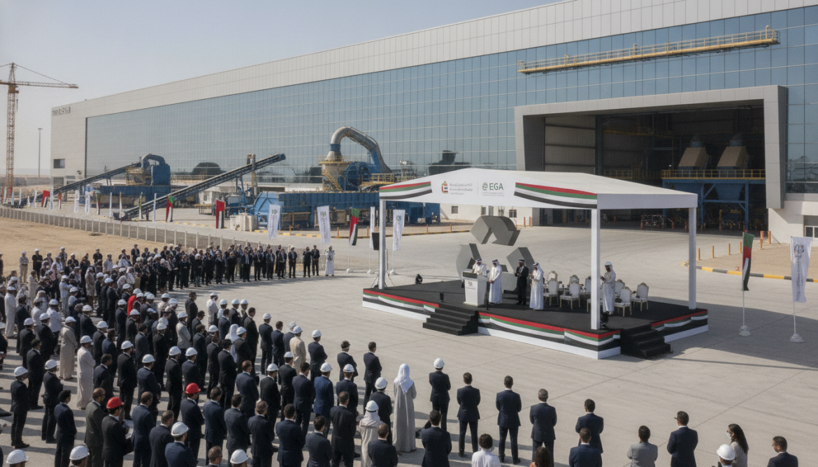 Emirates Global Aluminium opens UAE's largest aluminium recycling plant in Al Taweelah