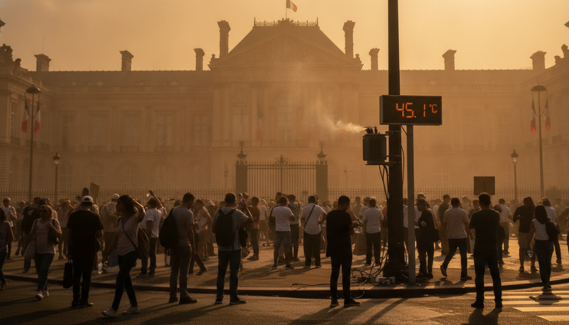 France Records Highest Temperature Amid Deadly Heat Wave and Power Disruptions