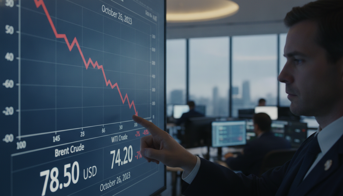 Oil prices slide toward prewar levels as Brent and WTI drop