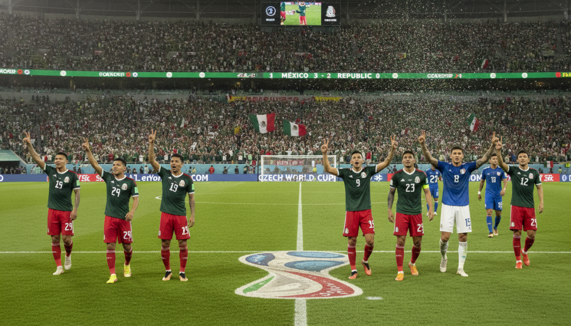 Mexico defeats Czech Republic 3-0 to finish World Cup group stage perfect