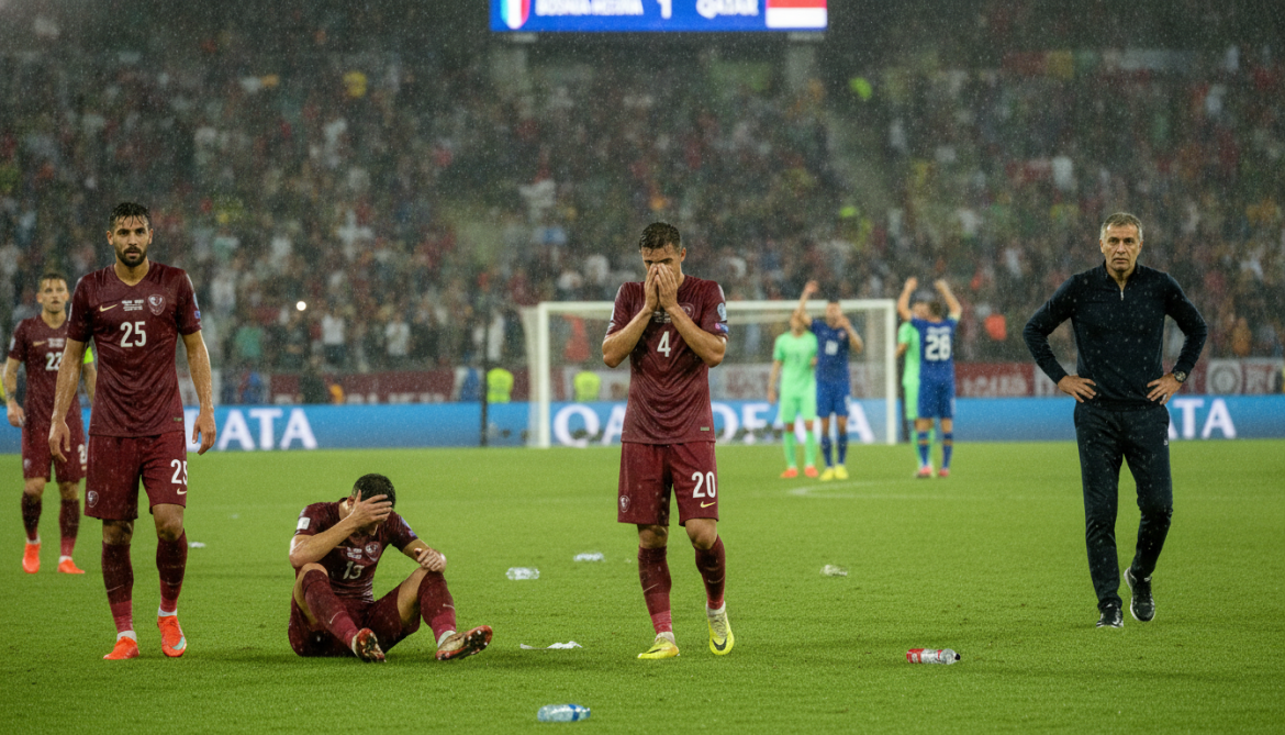 Qatar exits 2026 World Cup after Bosnia loss amid tactical collapse