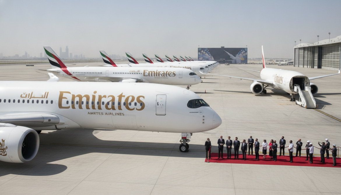 Emirates Announces Receipt of 23 A350-900s and Launches First Converted 777-ER Freighter