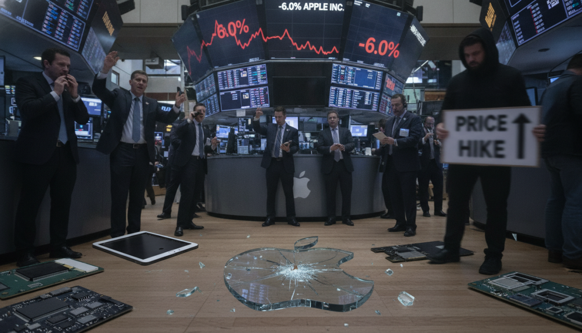 Apple stock plunges 6% as AI-driven component costs force device price hikes