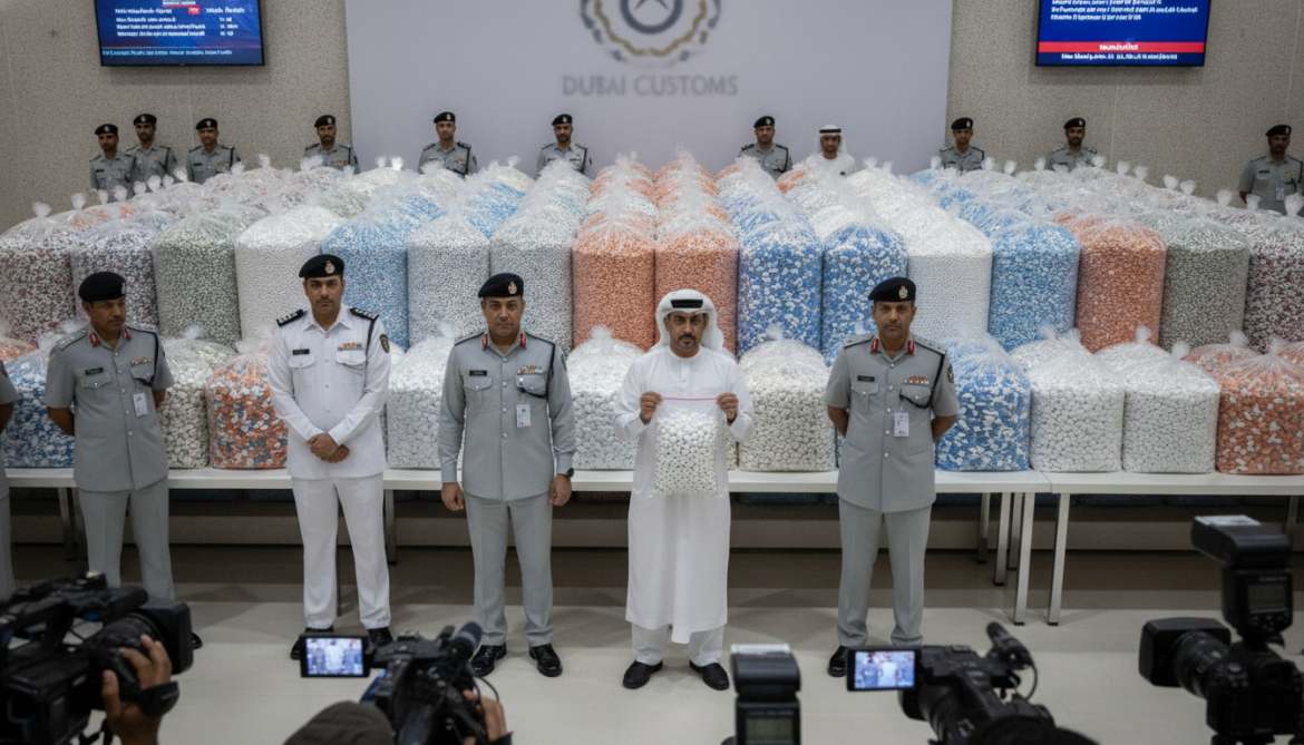 Dubai Customs thwarts drug smuggling, seizes 2.3 million pills in 2026