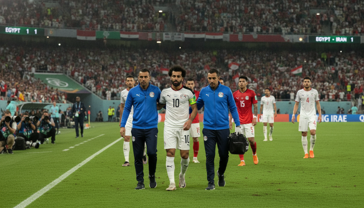 Mohamed Salah to be assessed after requesting substitution in 1-1 draw with Iran