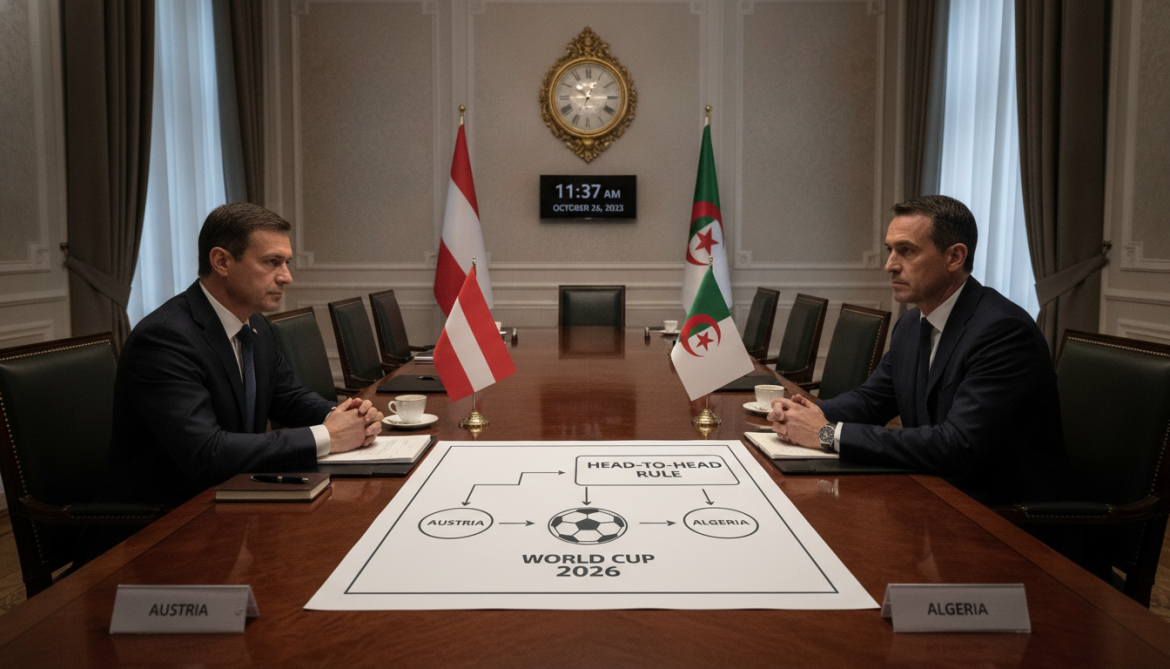 World Cup 2026 head-to-head rule complicates Austria, Algeria fight for second