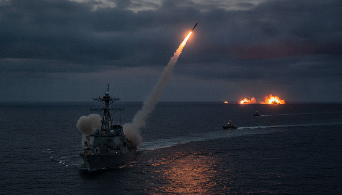 US Launches Second Day Strikes on Iran After Commercial Vessel Attack