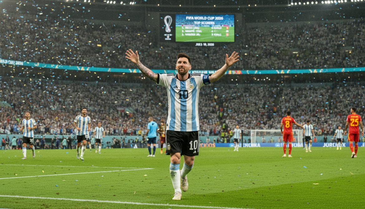 Lionel Messi leads 2026 World Cup top scorers with six goals