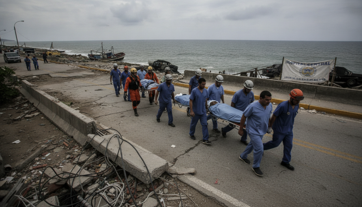 Venezuela earthquake: Caracas doctors race to La Guaira, recover bodies