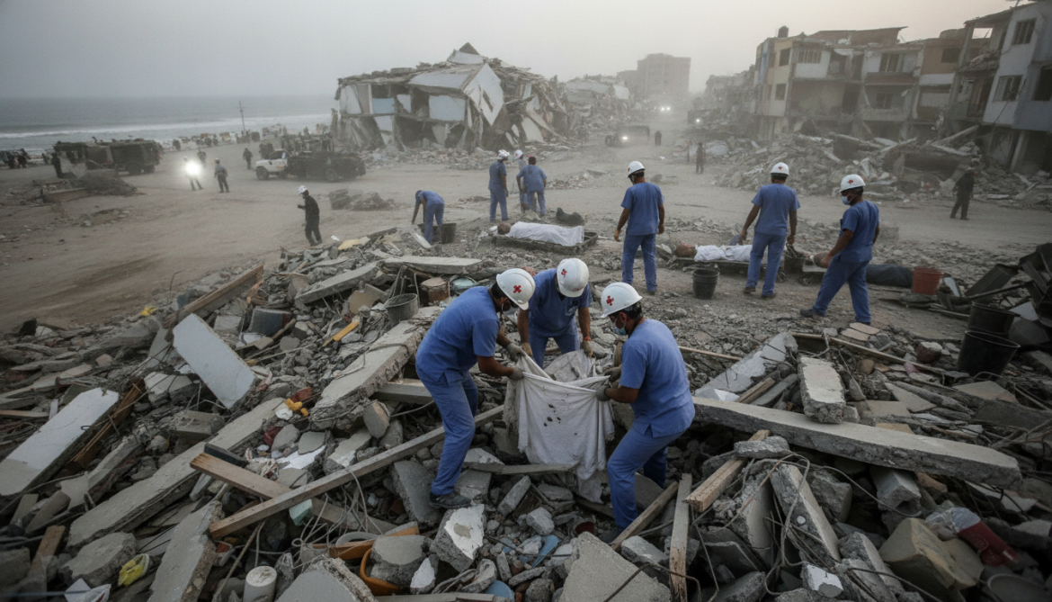 Venezuela earthquake: doctors search La Guaira rubble and recover bodies
