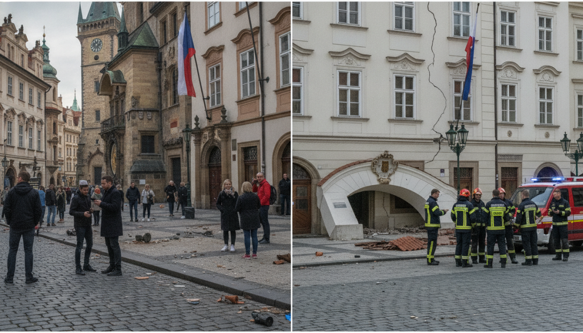 5.5 magnitude earthquake shakes Czech Republic and Slovakia at 10 km depth