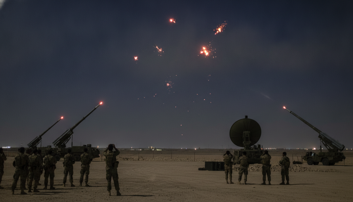 Bahrain Defence Force announces air defences shot down multiple Iranian missiles and drones