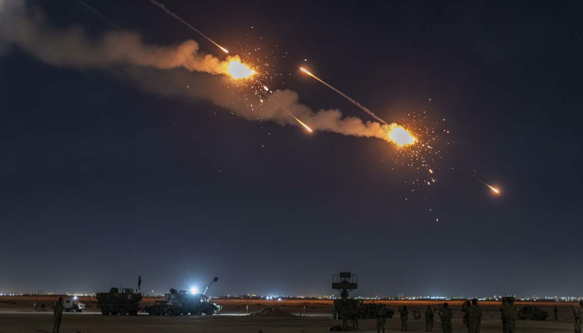 Bahrain's air defences intercept and destroy Iranian missiles and drones