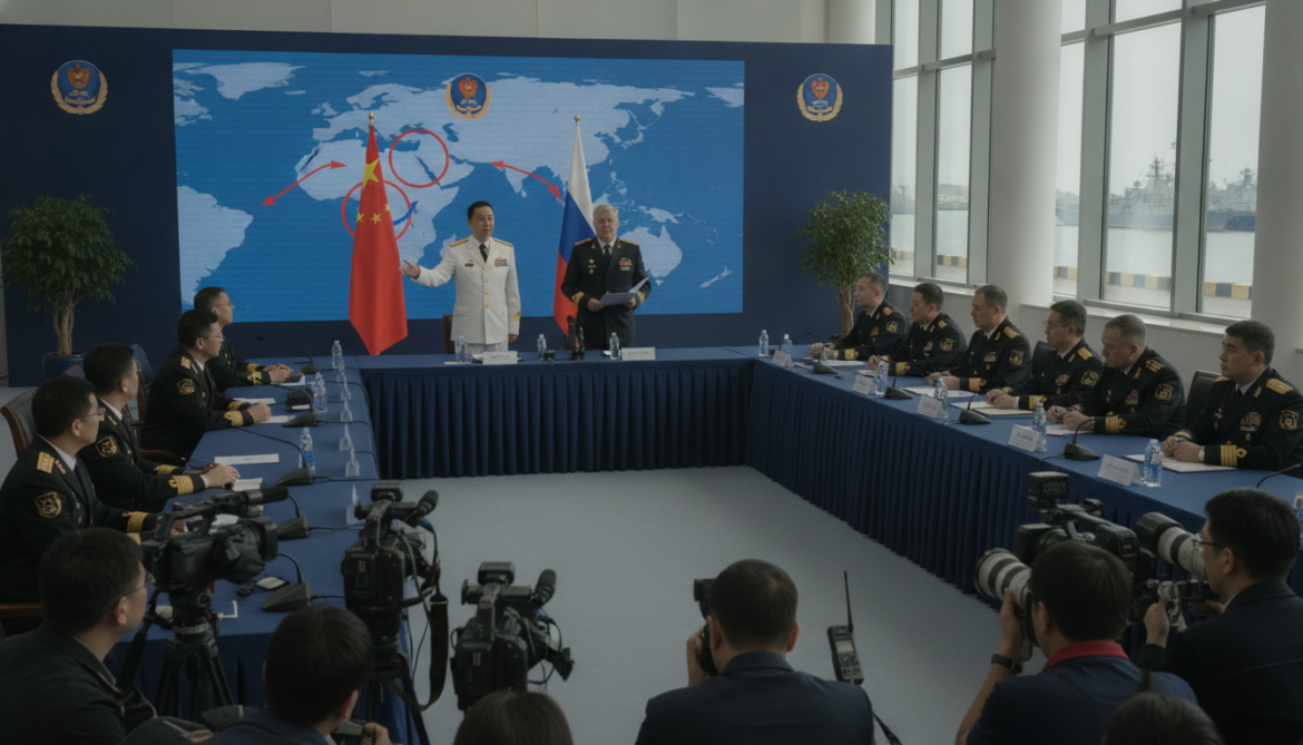 Chinese and Russian navies announce Qingdao drills and planned Pacific patrols