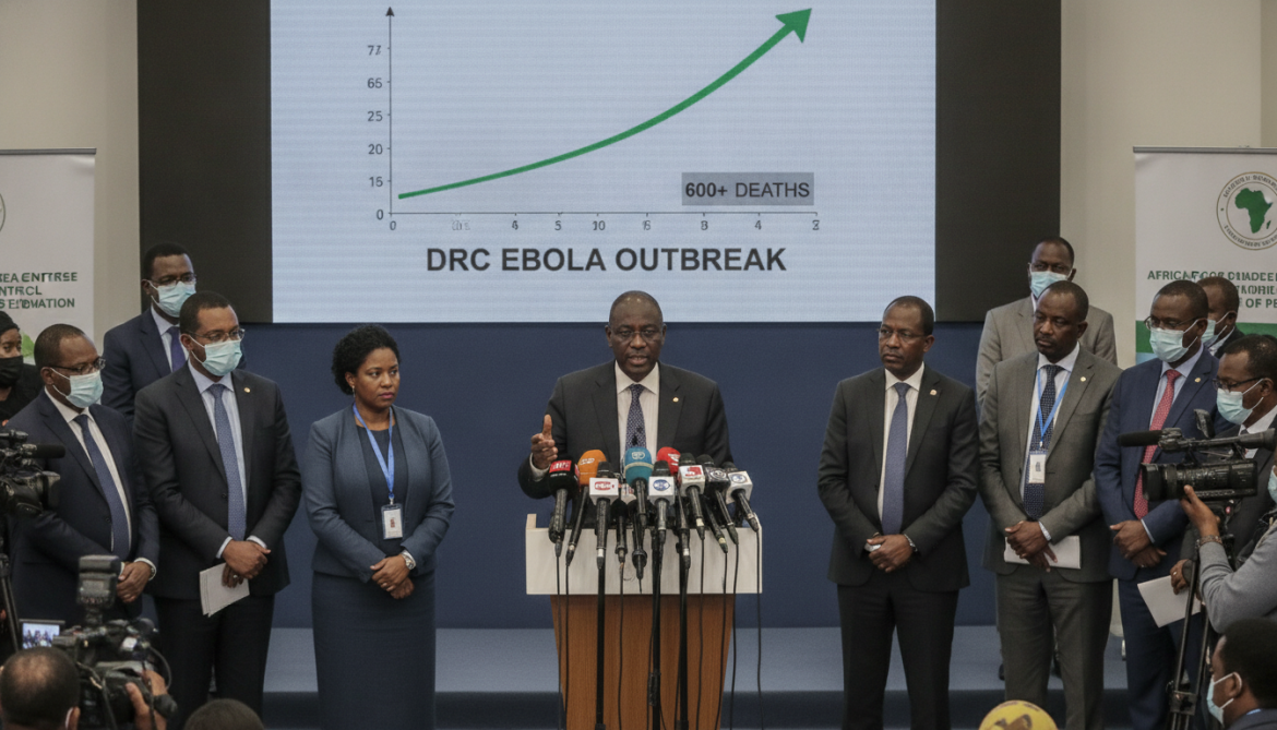 DRC Ebola outbreak fastest spreading, African CDC warns as deaths reach 600