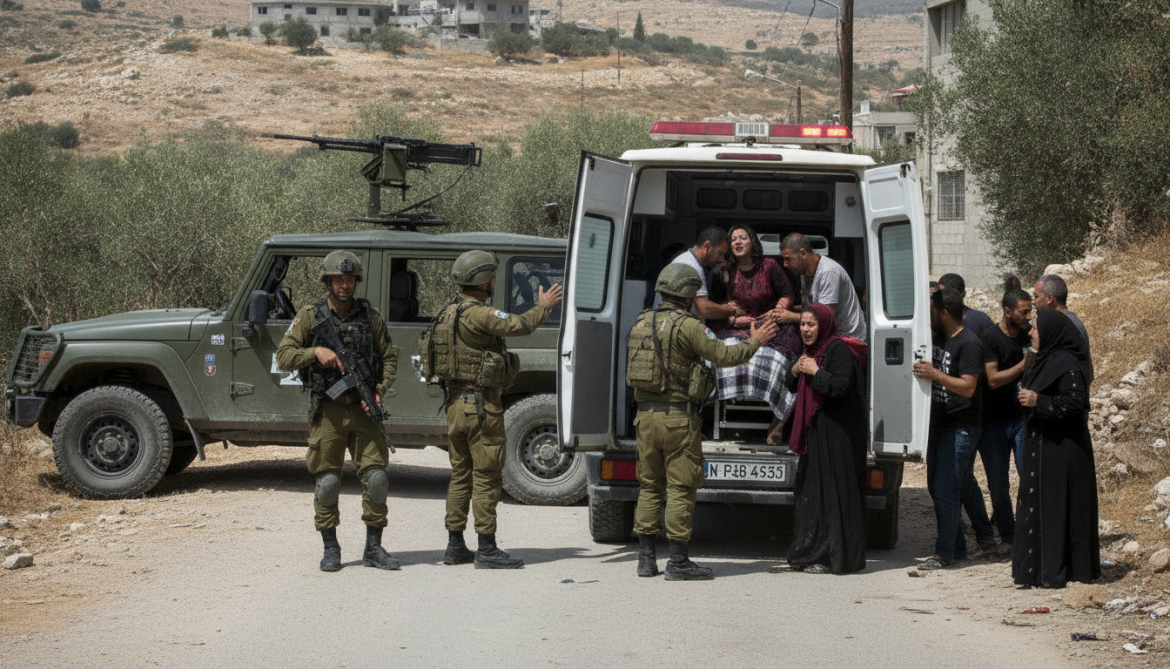 Israeli army blocks ambulance and Palestinian pregnant woman miscarries in West Bank