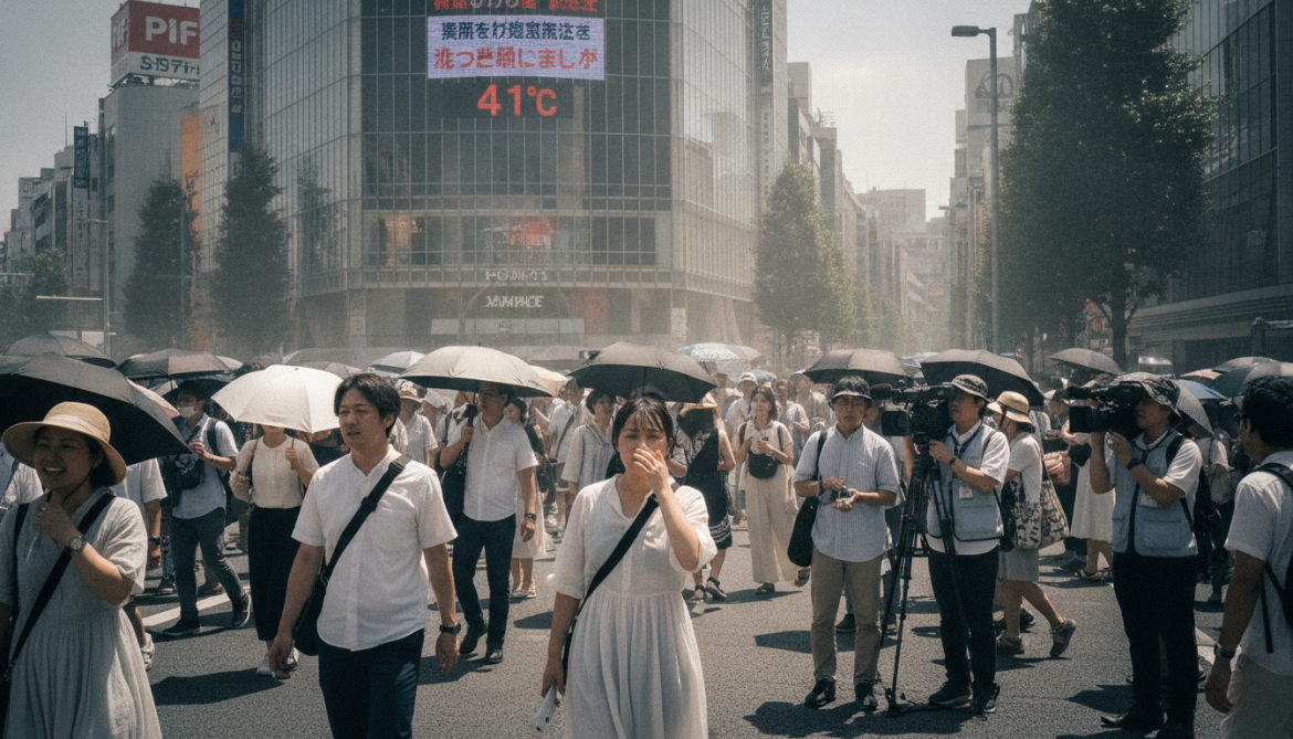 Japan heatwave marks fifth straight day above 40°C, authorities warn
