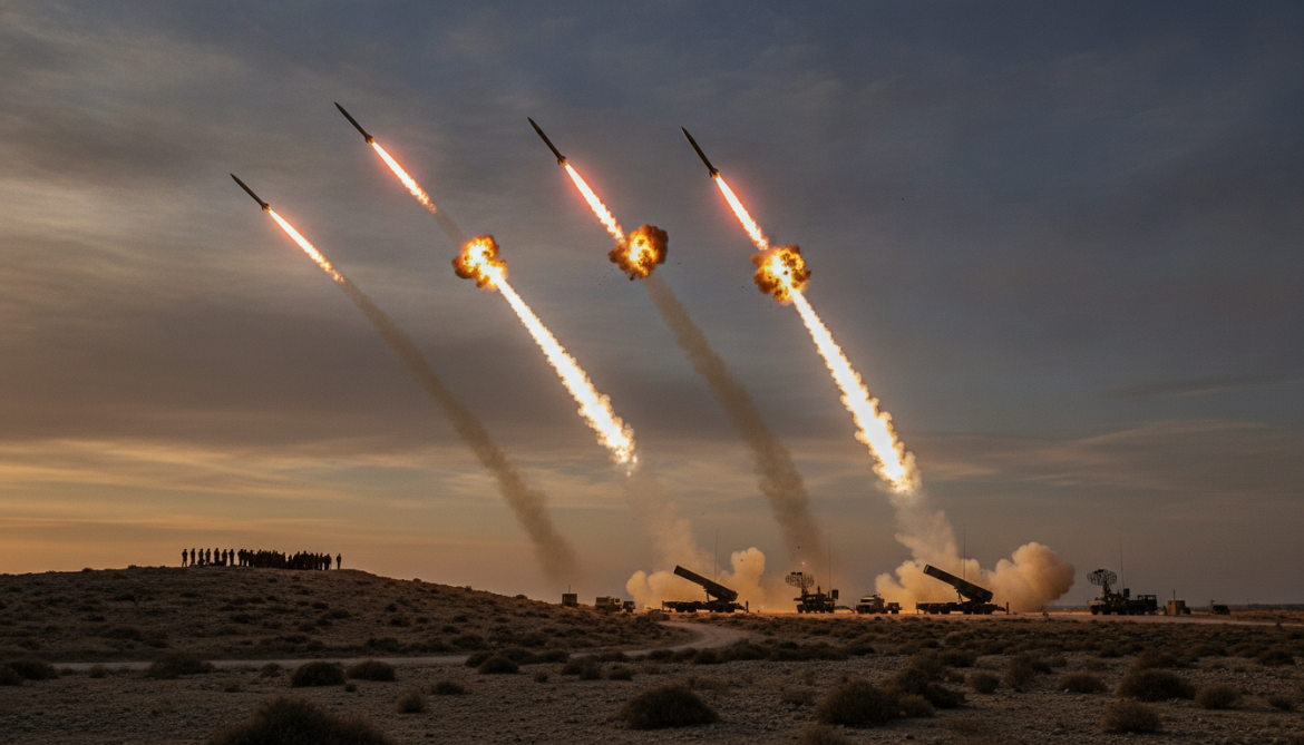 Jordan air defenses shoot down five missiles launched from Iran at dawn