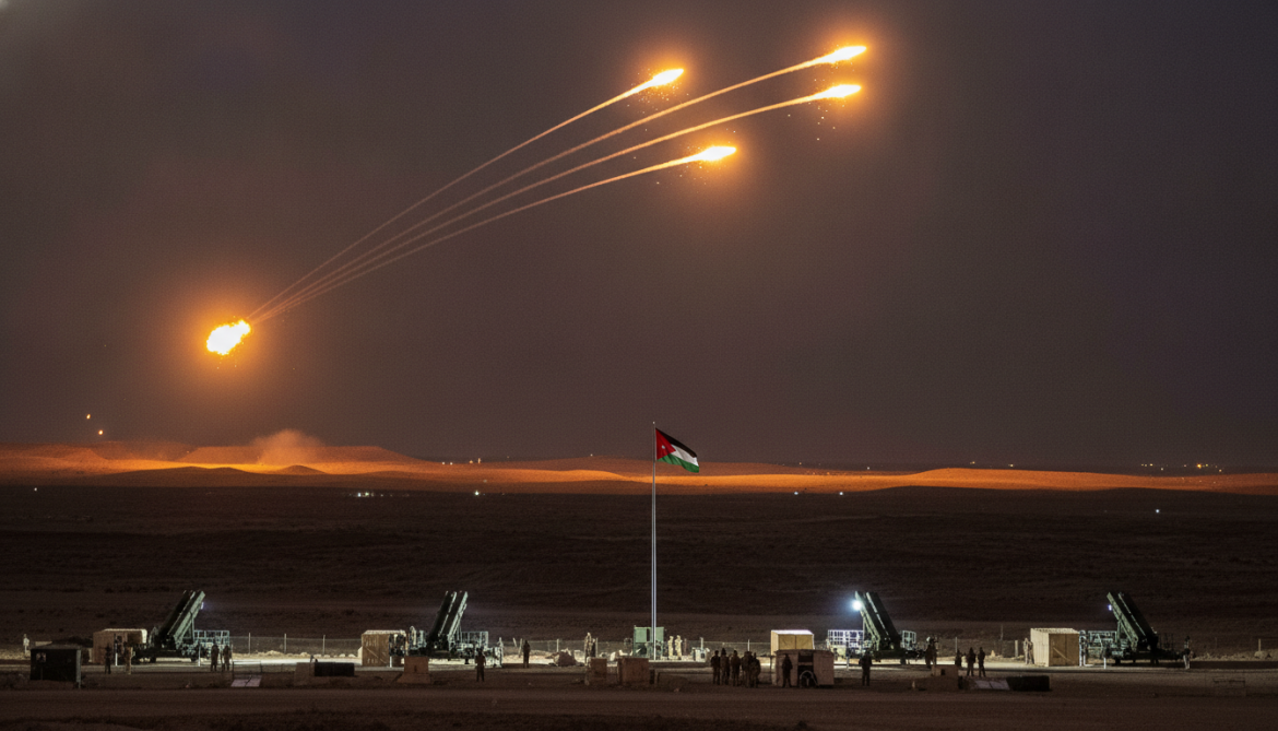 Jordan intercepts and shoots down four missiles from Iran, no casualties