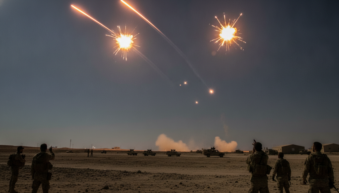 Jordan's air defenses shoot down four of six missiles from Iran, no casualties