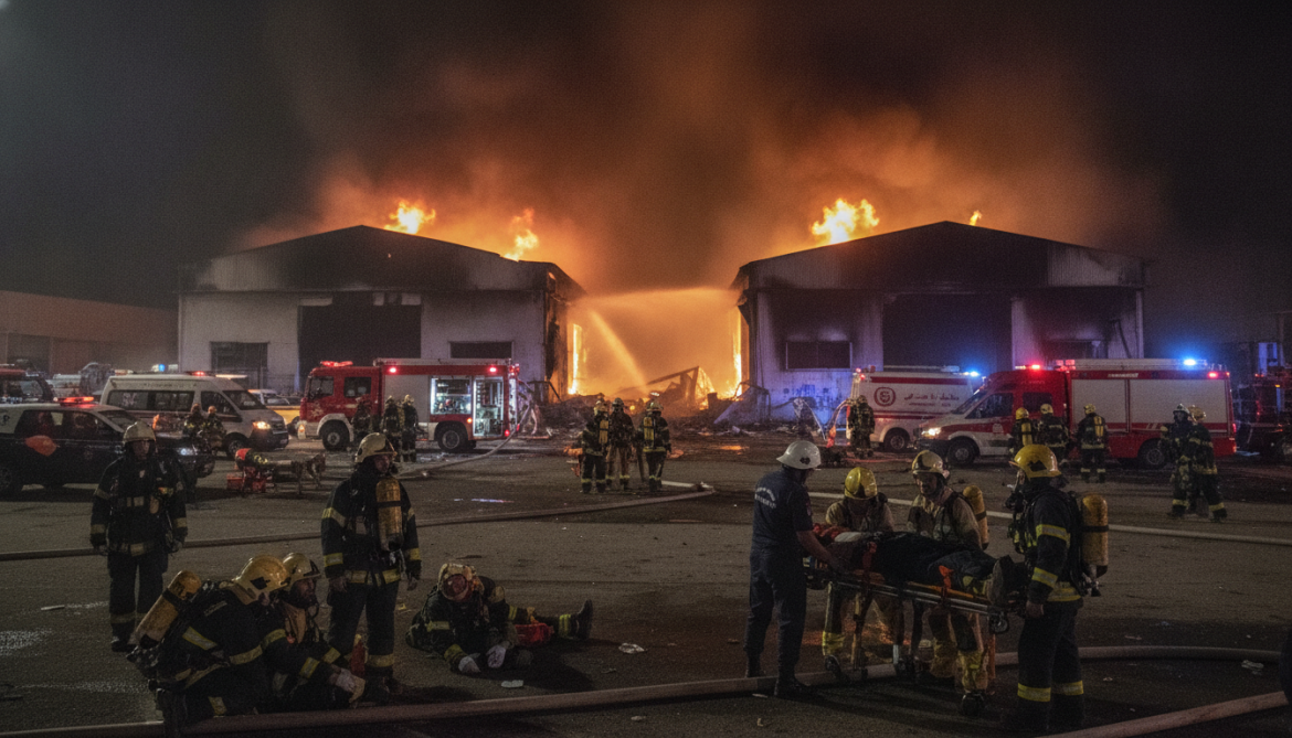 Kuwait Fire Force Controls Two Fires After Iranian Attack, Treats Injured Firefighters