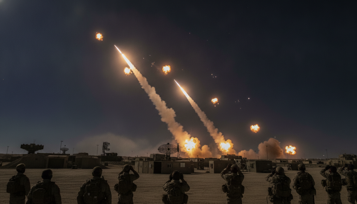 Kuwait air defenses intercept missiles and drones after Iranian aggression