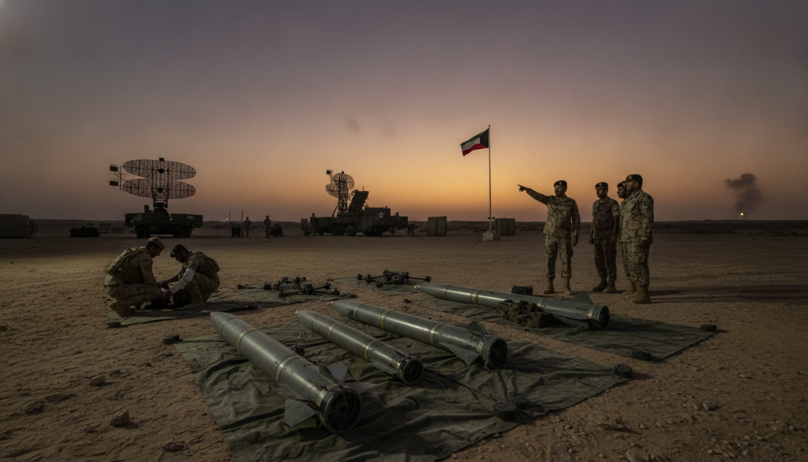 Kuwait intercepts three ballistic missiles, cruise missile and ten drones; one injured