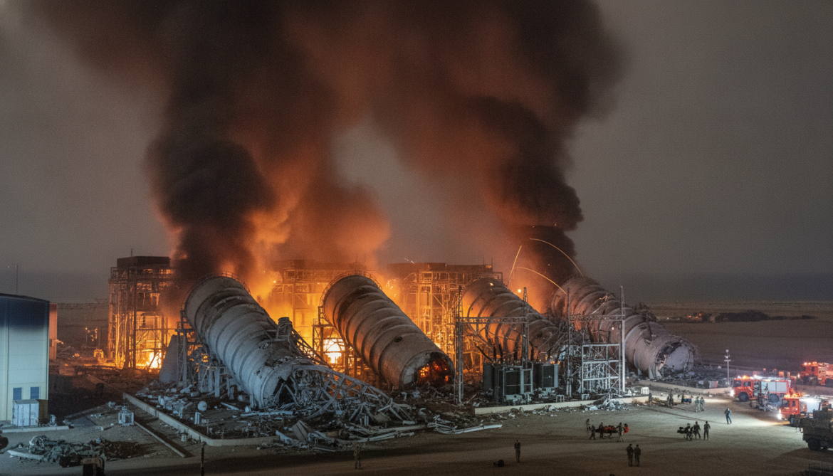 Kuwait power and desalination plant struck by Iranian attack