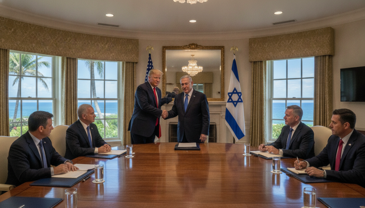 Netanyahu meets Trump in Washington to discuss Iran war and Gaza