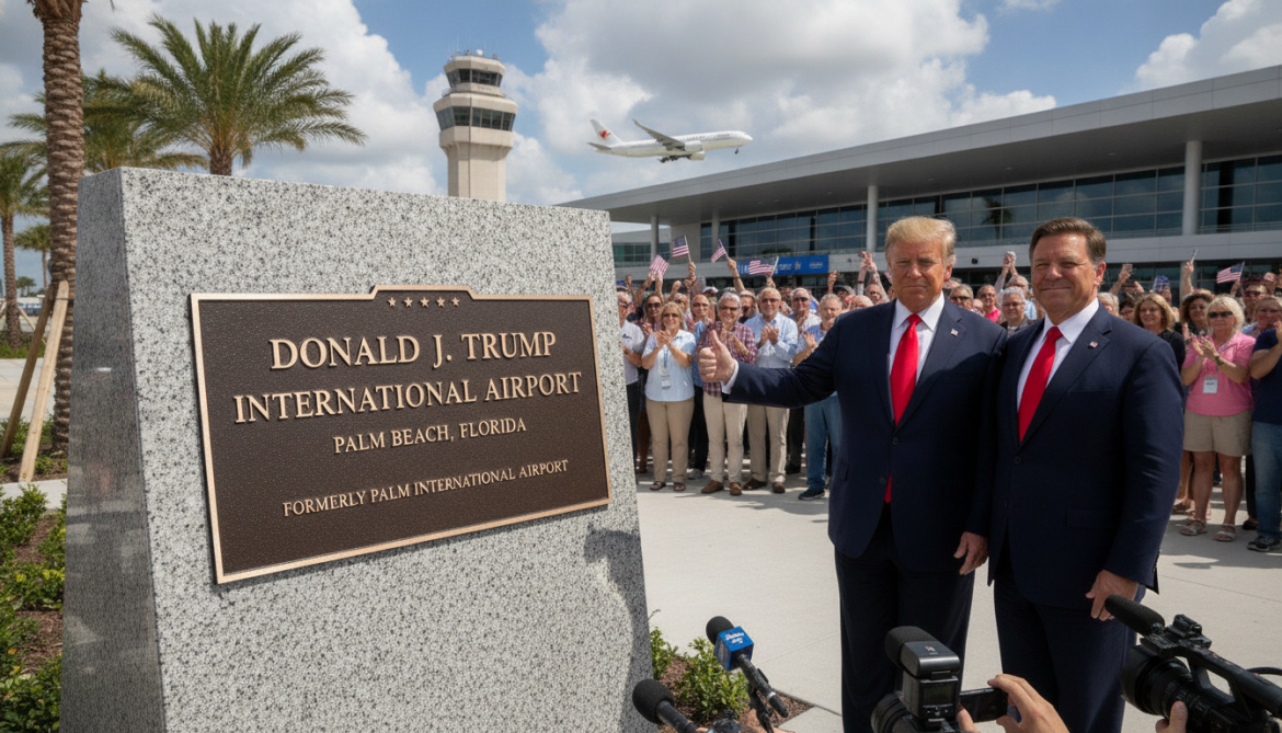 Palm Beach International Airport Renamed for Donald Trump After DeSantis Approval