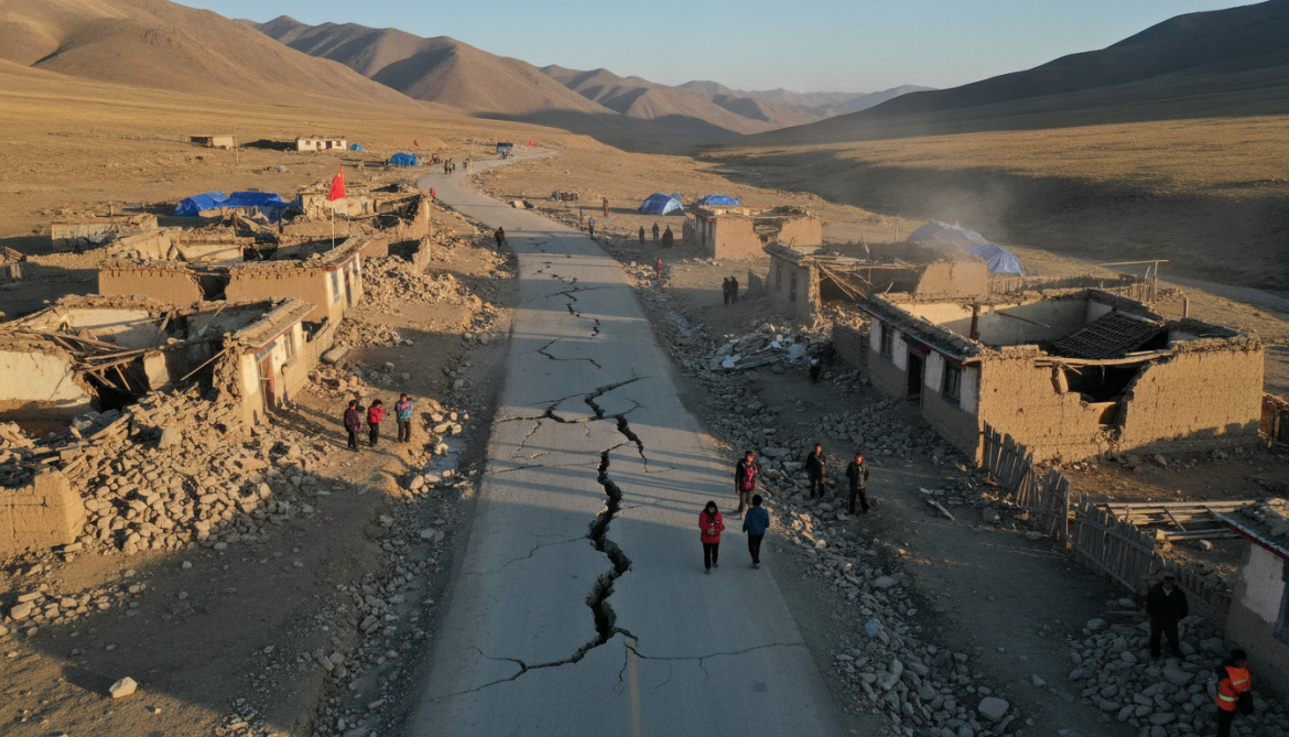 Qinghai struck by two strong earthquakes measuring 5.8 and 5.7