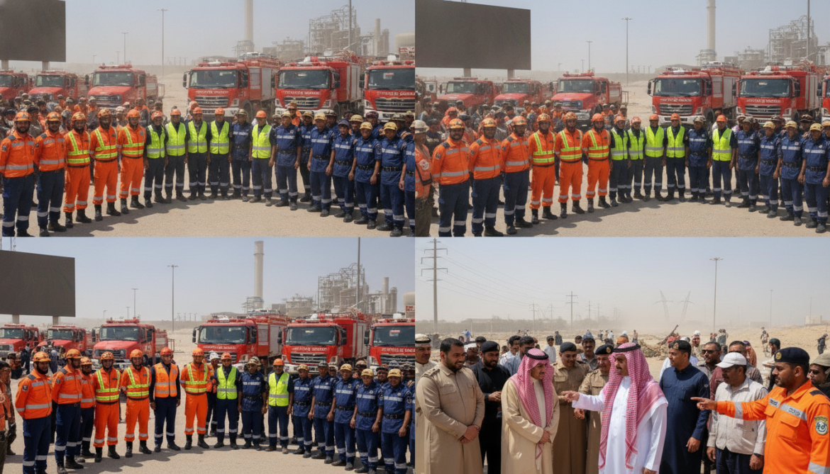 Saudi Civil Defense Confirms Danger Lifted in Yanbu and Jazan