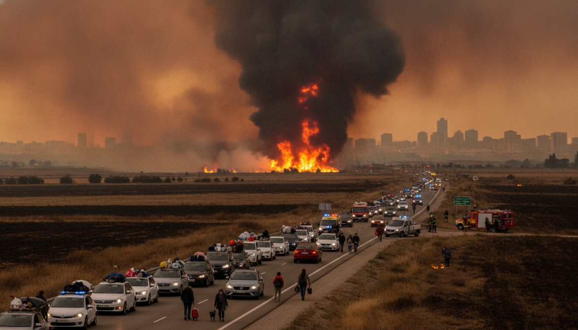 Spain declares national emergency as wildfires near Madrid force 10,000 evacuations