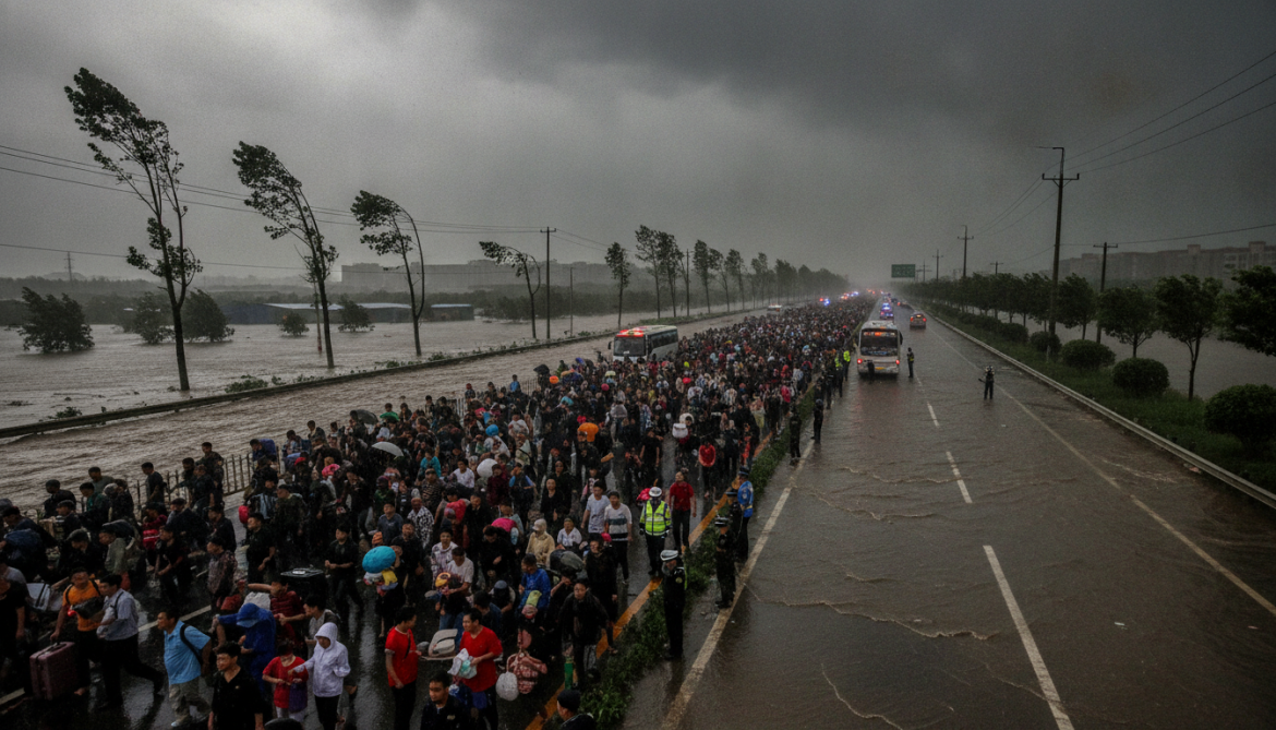 Typhoon Bavi forces 260,000 to evacuate in northeast China