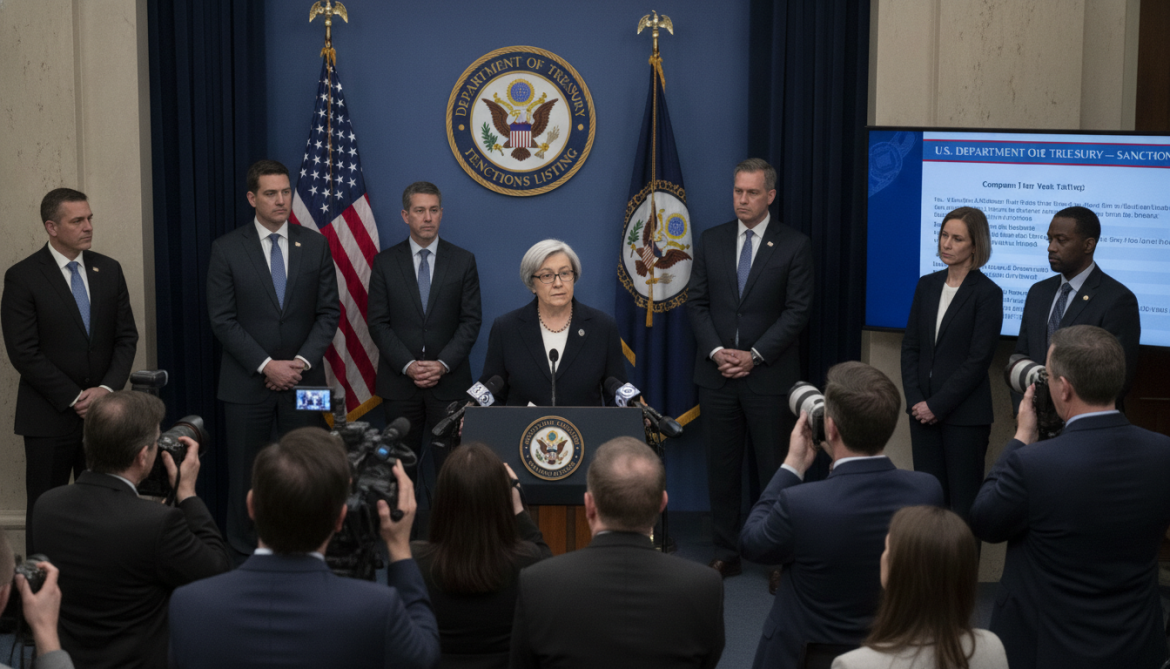 US Treasury announces sanctions targeting Iran-linked firms and eight oil tankers