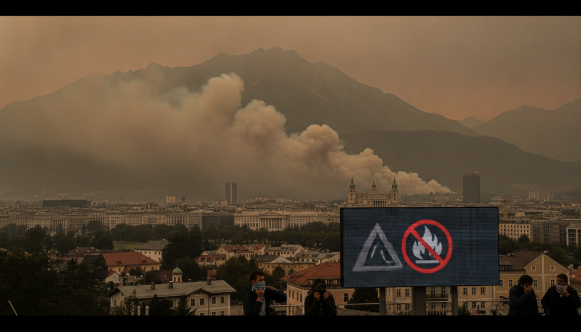 Wildfire smoke reaches southern Austria as Vienna warns of fire risk