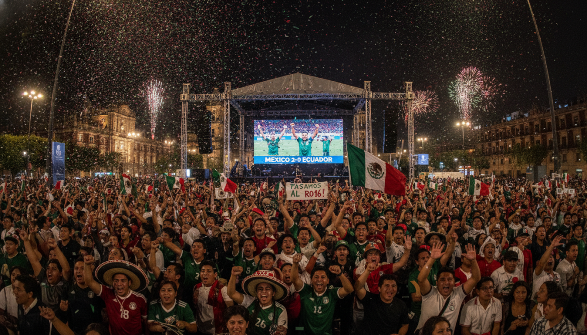 Mexico clinches World Cup 2026 Round of 16 after 2-0 Ecuador win
