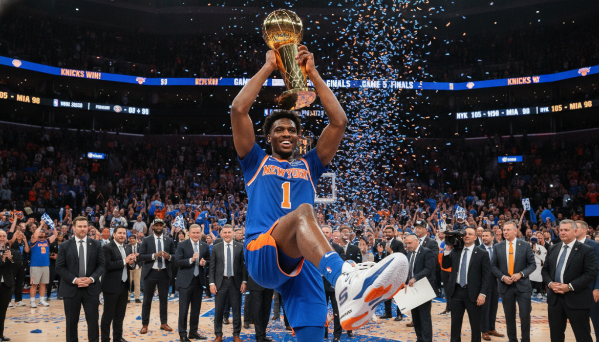 Anunoby Powers Knicks to Title in Game 5 Wearing Skechers SKX Nexus