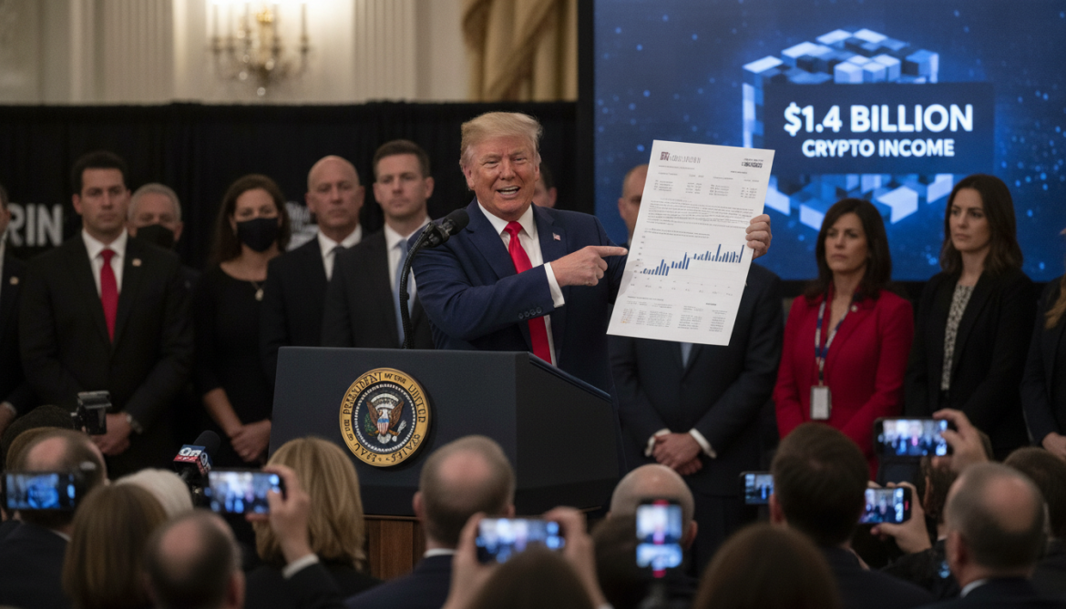 Donald Trump discloses $1.4 billion 2025 crypto income from family-backed ventures