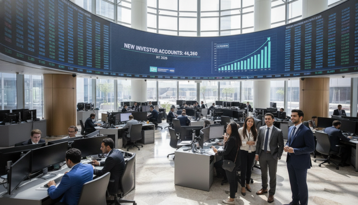 Dubai Financial Market records 44,260 new investor accounts in H1 2026