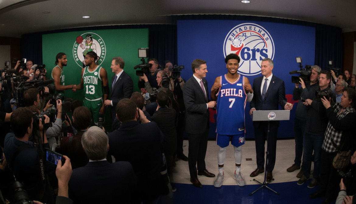 Jaylen Brown traded to Philadelphia 76ers as Celtics acquire Paul George