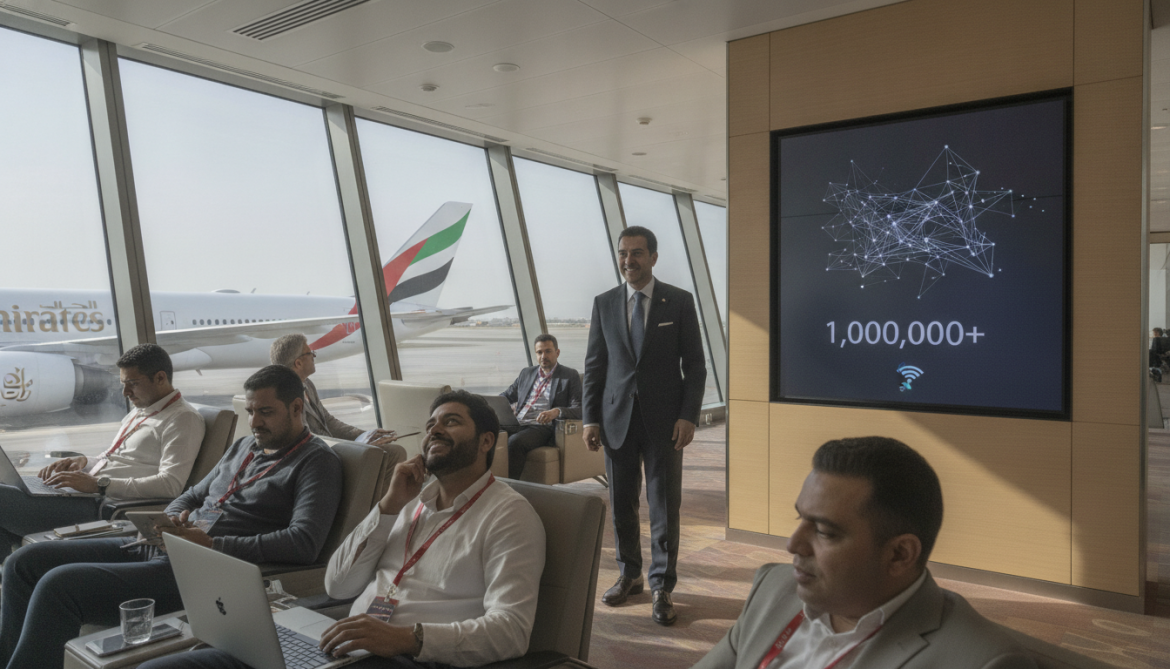 Emirates records more than one million Starlink WiFi connections in seven months