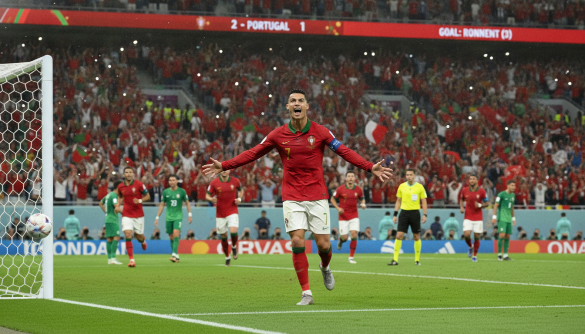 Cristiano Ronaldo nets penalty in World Cup win, moves to three goals