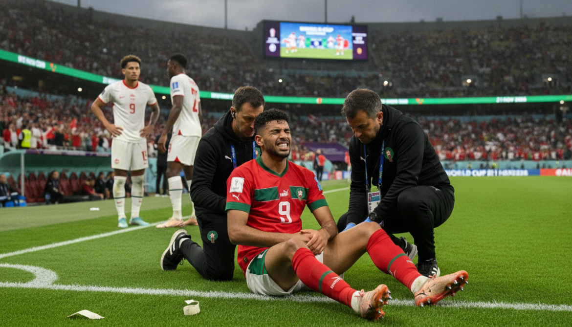 Ismail Saibari forced off with thigh injury against Canada in World Cup
