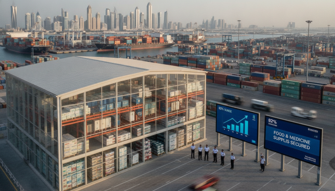 Dubai Customs announces 82% cargo throughput surge, securing food and medicine supplies