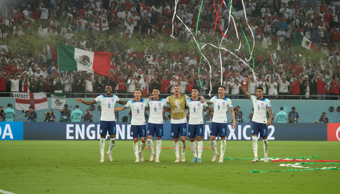 England secures quarterfinal berth with 3-2 win over host Mexico