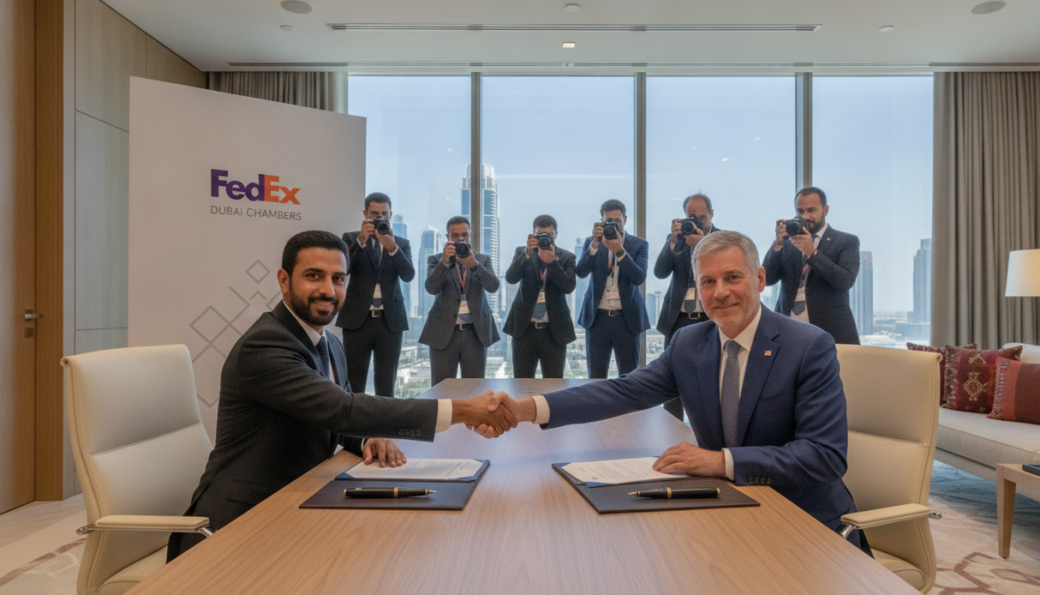 Dubai Chambers signs MoU with FedEx to boost export readiness for businesses