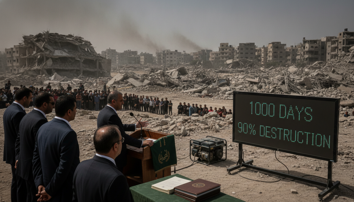 Gaza government resigns as enclave marks 1,000 days and 90 percent destruction