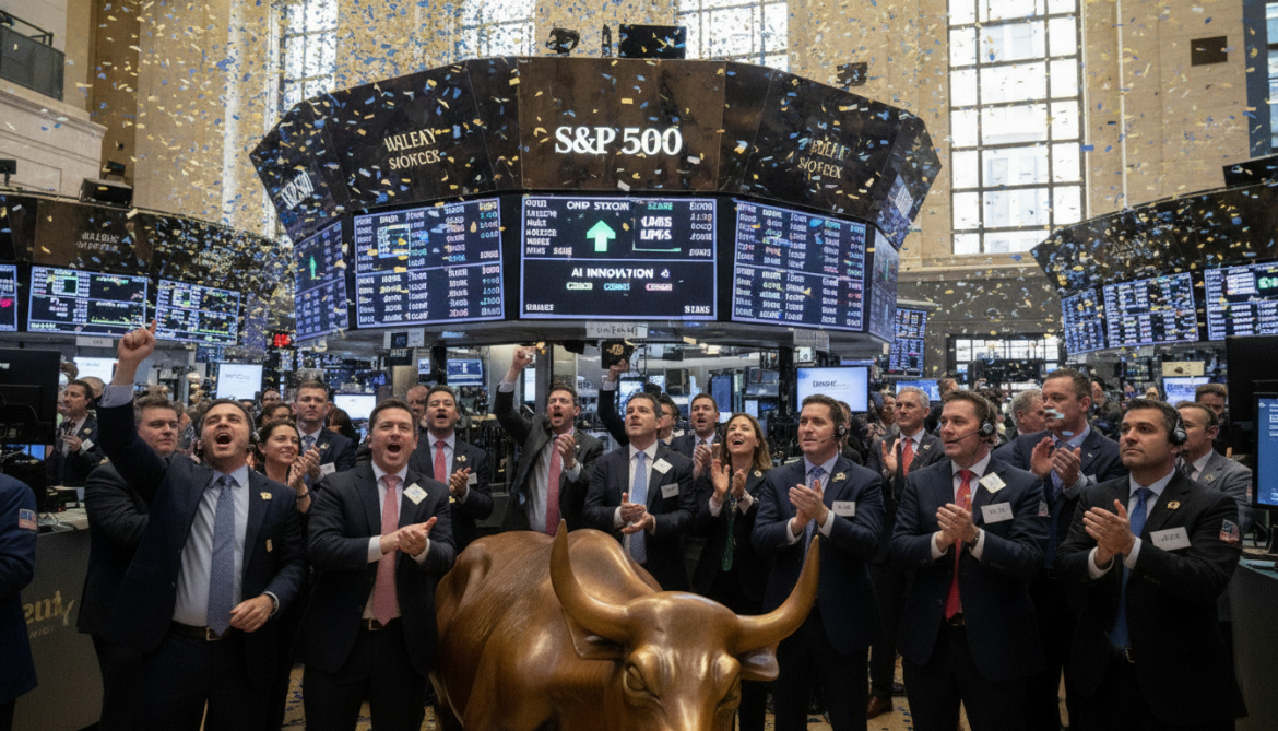 Wall Street closes higher as chip and AI stocks lift S&P 500